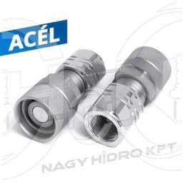 1.1/16" DN20 350BAR UNF BELSŐ MENETES HIDRAULIKA GYORSCSATLAKOZÓ DUGÓ, CSEPPENÉSMENETES CSAVAROS KIVITEL PVT4 - PVT4D-BU20-1-116