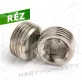   1/8" BSPT COLOS KÚPOS PNEUMATIKUS ZÁRÓDUGÓ IMBUSZKULCS NYÍLÁSSAL (RÉZ KIVITEL)