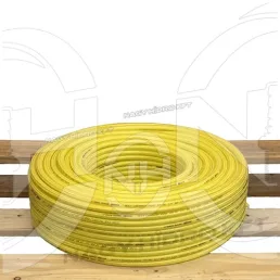 DN06=1/4" 227BAR SÁRGA THERMOPLAST MOSÓ / HABOSÍTÓ TÖMLŐ, POLIÉSZTER SZÁLLAL ERŐSÍTETT (NORTH FIGHTER CAR WASH COMFORT) - R7JET-06NF-YELLOW