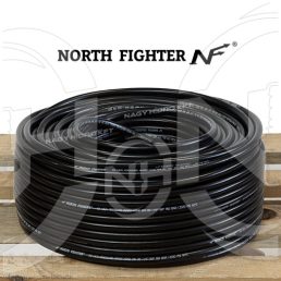 DN06=1/4" 190BAR THERMOPLAST IKER HIDRAULIKA TÖMLŐ, 2 POLIÉSZTER SZÁLLAL ERŐSÍTETT (NORTH FIGHTER) - R7TD-06NF