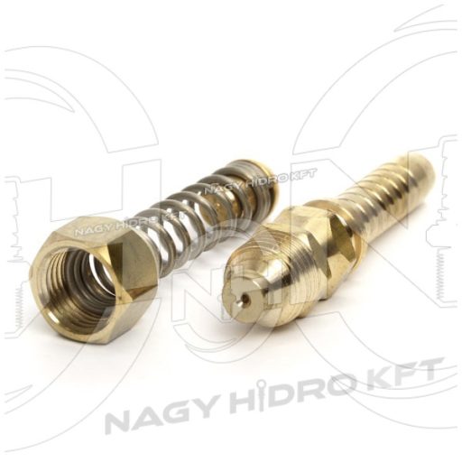 6mm=1/4" RUGÓS CSATORNA TISZTÍTÓ FEJ, FURATOK ELOSZTÁSA 3+1 - RCT-06