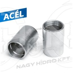   PTFE DN06=1/4"  ROPPANTÓ HÜVELY EGYENES FALÚ TEFLON TÖMLŐHÖZ