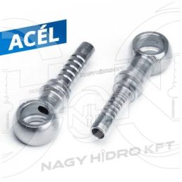 DN06 1/2" SZEMES BSP COLOS EGYENES HIDRAULIKA TÖMLŐ CSATLAKOZÓ - RNC-0612