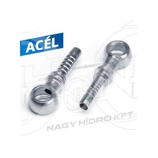 DN12 3/8" SZEMES BSP COLOS EGYENES HIDRAULIKA TÖMLŐ CSATLAKOZÓ - RNC-1238