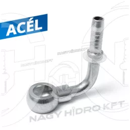   90° DN10 3/8" SZEMES BSP COLOS HIDRAULIKA TÖMLŐ CSATLAKOZÓ