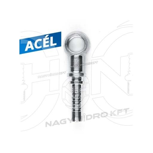 DN08 M14 SZEMES METRIKUS EGYENES HIDRAULIKA TÖMLŐ CSATLAKOZÓ - RNM-0814