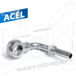 45ˇ DN12 M22 SZEMES METRIKUS HIDRAULIKA TÖMLŐ CSATLAKOZÓ