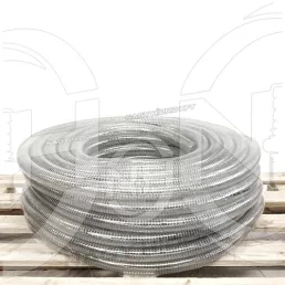   DN16=5/8" SIMA FELÜLETŰ ÁTLÁTSZÓ PVC SZÍVÓ/NYOMÓ TÖMLŐ, 6 BAR ÉLELMISZERIPARI KIVITEL (BALFLEX BALSTEEL)