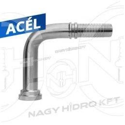 90ˇ DN25 44,5mm SFL PEREMES CSATLAKOZÓ, HOSSZÍTOTT KIVITEL L=100mm