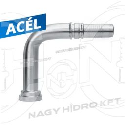   90ˇ DN25 41,3mm SFS EGYENES PEREMES CSATLAKOZÓ, KISZAKADÁSBIZTOS HOSSZÍTOTT KIVITEL L=130mm