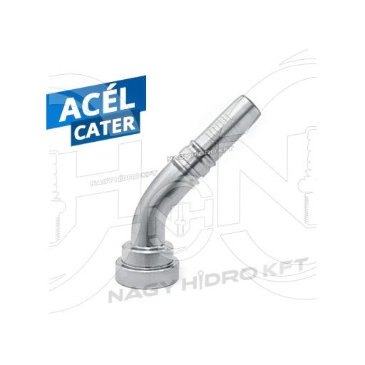 45° DN25 47,6mm SFS PEREMES CSATLAKOZÓ 9000PSI, INTERLOCK KISZAKADÁS BIZTOS (CATER)