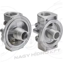   3/4" BSP, VISSZAFOLYÓ OLAJSZŰRŐFEJ / FEJEGYSÉG PATRONOS KIVITEL