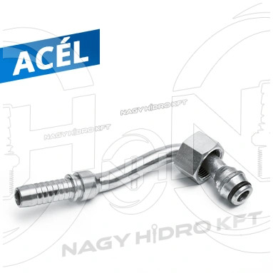 90ˇ DN12 M22x1,5 METRIKUS HIDRAULIKA TÖMLŐ CSATLAKOZÓ 24ˇ KÚPPAL, SPECIÁLIS KIALAKÍTÁSÚ