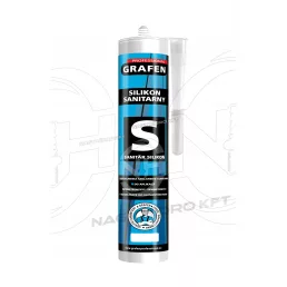   280ml SZANITER SZILIKON FEHÉR SZÍNBEN (GRAFEN PROFESSIONAL)