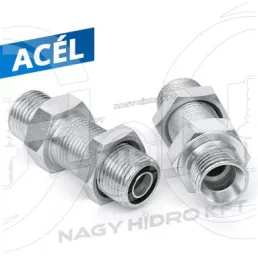   1"-1.3/16" BSP/ORFS VÁLTÓ VÁLASZFAL/SZERELŐFAL CSAVARZAT