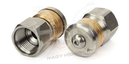 3/8" BSP COLOS FORGÓ CSŐTISZTÍTÓ FÚVÓKA INOX KIVITEL, FURATOK ELOSZTÁSA 3