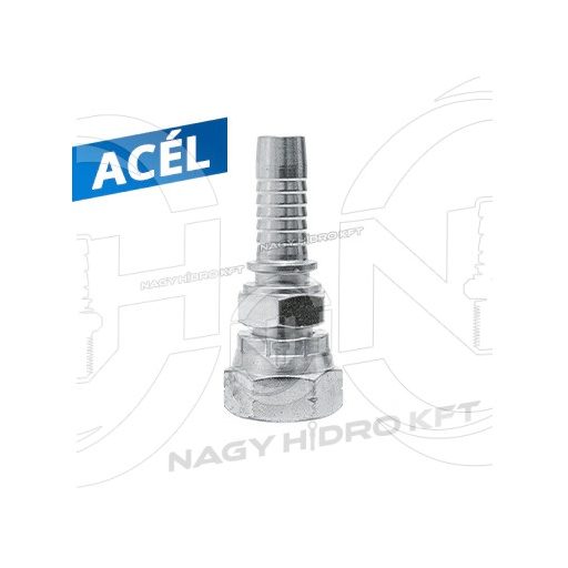 DN06 1/4" JIS BSP COLOS EGYENES HIDRAULIKA TÖMLŐ CSATLAKOZÓ NEGATÍV 60ˇ BELSŐ KÚPPAL, TOYOTA - TOY-0614