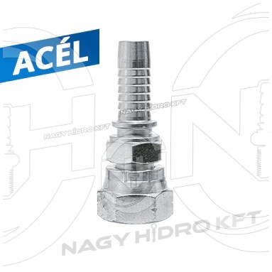 DN06 3/8" JIS BSP COLOS EGYENES HIDRAULIKA TÖMLŐ CSATLAKOZÓ NEGATÍV 60ˇ BELSŐ KÚPPAL, TOYOTA