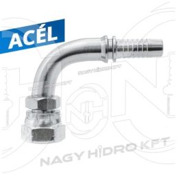   90ˇ DN08 1/4" JIS BSP COLOS EGYENES HIDRAULIKA TÖMLŐ CSATLAKOZÓ NEGATÍV 60ˇ BELSŐ KÚPPAL, TOYOTA