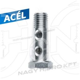 1/2" BSP COLOS ÜREGES CSAVAR, DUPLA FURATOS - UCSBD-12