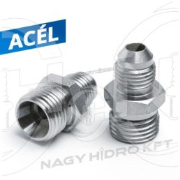 1/2"-M16x1,5 UNF COLOS / METRIKUS VÁLTÓ KÖZCSAVAR 74ˇ KÚPPAL (JIC - UMKK-12-1615