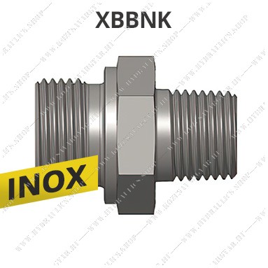 XBBNK-0202-2-2-BSP-NPT-COLOS-INOX-ROZSDAMENTES-KOZCSAVAR