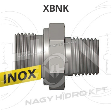 1"-1" BSP/BSPT COLOS INOX-ROZSDAMENTES KÖZCSAVAR