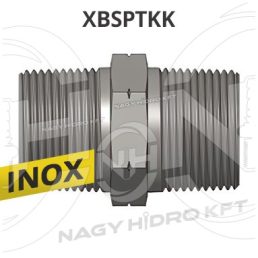 1/8"-1/4" BSPT COLOS INOX-ROZSDAMENTES KÖZCSAVAR - XBSPTKK-1814