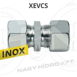 12LL M16x1 EGYENES VÁGÓGYŰRŰS CSAVARZAT, ROZSDAMENTES-INOX - XEVCS-12LLM16