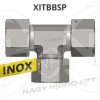   1" BSP T-IDOM BELSŐ/BELSŐ/BELSŐ HOLLANDERES MENETTEL, INOX ADAPTER