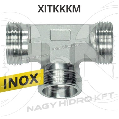 M10x1 06LL T-IDOM METRIKUS KÜLSŐ MENETTEL, ROZSDAMENTES-INOX CSAVARZAT