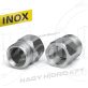 M22x1,5-3/8" KÜLSŐ/BELSŐ FIX MENETES ÁTALAKÍTÓ ADAPTER MAGASNYOMÁSÚ MOSÓKHOZ, ROZSDAMENTES-INOX KIVITEL - XKAR-KB2215-38