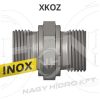   M16x1,5-M18x1,5 METRIKUS INOX-ROZSDAMENTES KÖZCSAVAR 60ˇ KÚPPAL