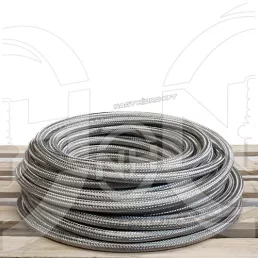 DN06=1/4" 120BAR ROZSDAMENTES FÉMTÖMLŐ HULLÁMOS FALLAL, AISI 304 - XRTH-06
