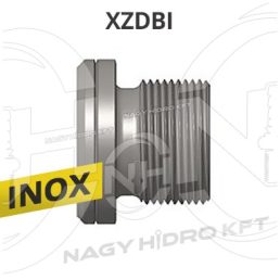 1" BSP COLOS ZÁRÓDUGÓ IMBUSZKULCS NYÍLÁSSAL, INOX ADAPTER - XZDBI-01