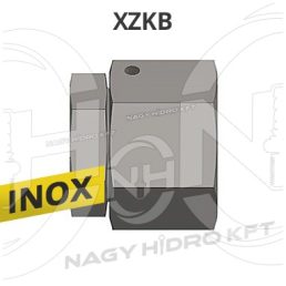3/4" BSP COLOS ZÁRÓKUPAK, INOX ADAPTER - XZKB-34