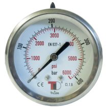 MANOMÉTER 63mm HÁTSÓ 1/4" KIVEZETÉSSEL