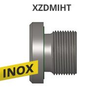  METRIKUS ZÁRÓDUGÓ HOMLOKTÖMÍTÉSSEL, IMBUSZKULCS NYÍLÁSSAL, ROZSDAMENTES-INOX