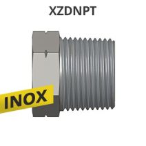 NPT ZÁRÓDUGÓ, ROZSDAMENTES-INOX