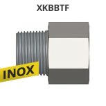 BSPT ADAPTER FIX EGYENES KB-S, ROZSDAMENTES-INOX