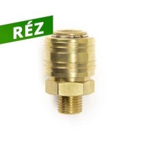 RÉZ, KÜLSŐ MENETES GYORSCSATLAKOZÓ HÜVELY